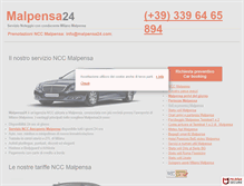 Tablet Screenshot of malpensa24.com